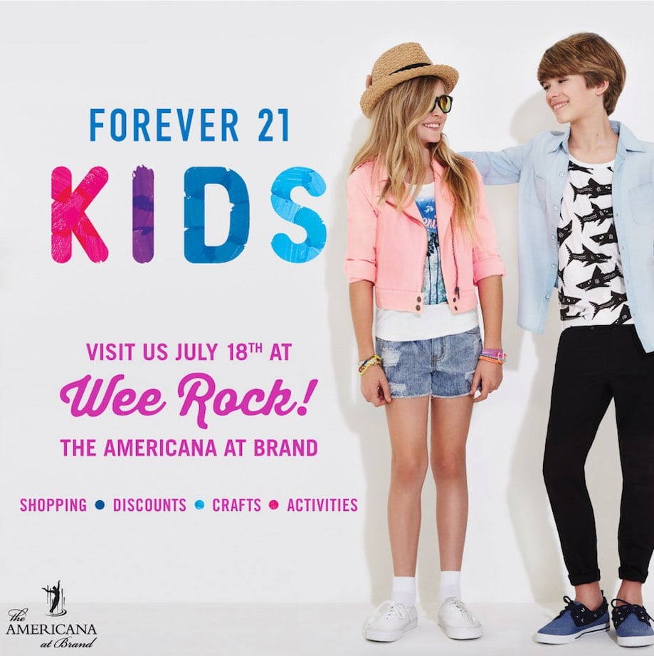 Forever 21 Kids Pop-Up at Wee Rock Festival | L.A. Parent