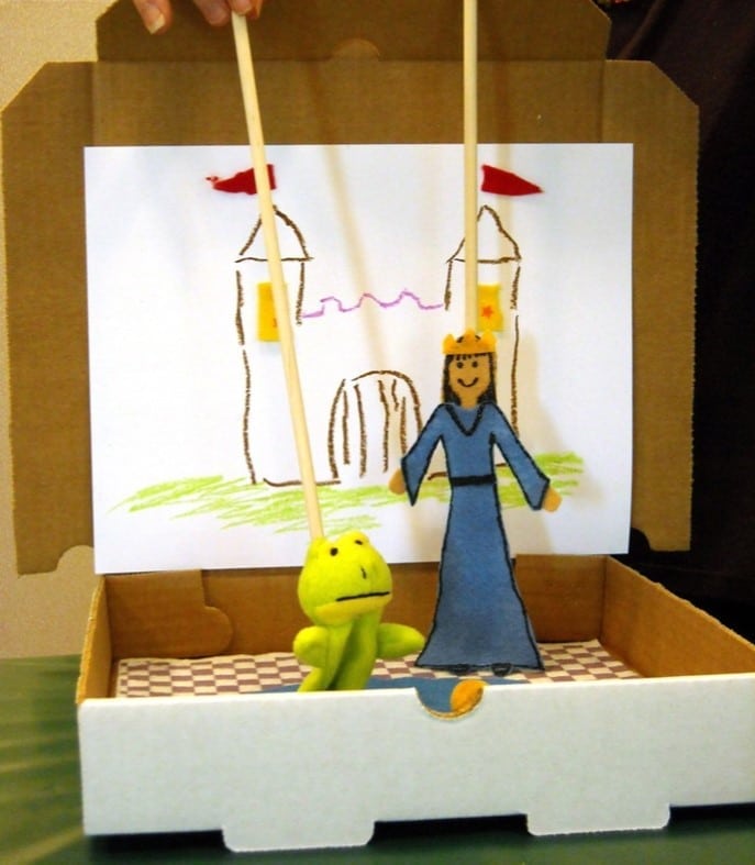 Miniature Puppet Theater at the Santa Monica Public Library