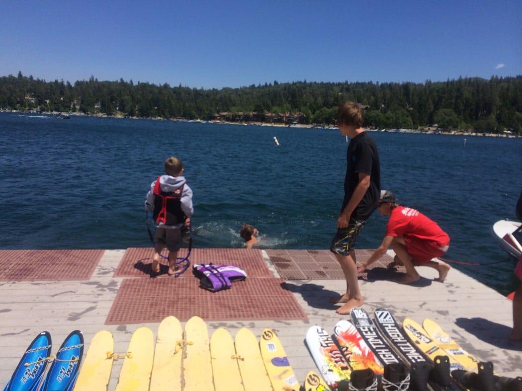 Skiing and Splashing at Lake Arrowhead L.A. Parent