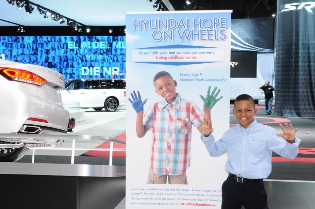 9-year-old Kenny Thomas, from Carson, is a cancer survivor and Hope On Wheels ambassador.