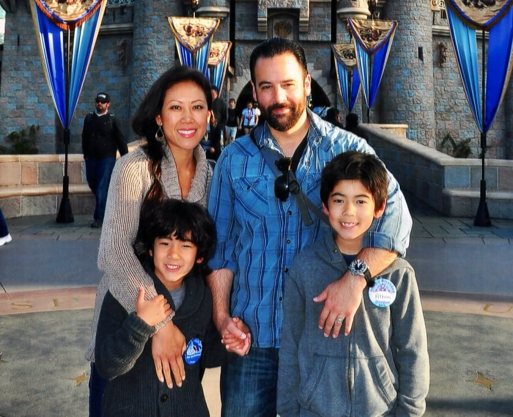 Chanel Boutakidis, pictured here with her husband and sons, is executive director of Five Acres, a nonprofit dedicated to advocacy for kids in crisis and family preservation. PHOTO COURTESY CHANEL BOUTAKIDIS