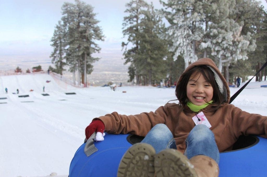 snow activities in southern california