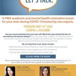 Let's Talk: A Free Academic and Mental Health Motivation Boost For Parents & Teens During COVID-19