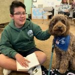 Read to BARK Volunteer Dog Charlie