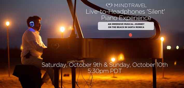 MindTravel Live-to-Headphones 'Silent' Piano Experience