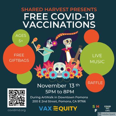 Shared Harvest Presents Free COVID-19 Vaccines