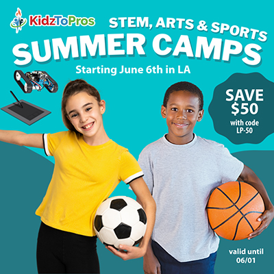 KidzToPros STEM, Arts & Sports Summer Camps in LA