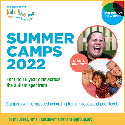 The Help Group’s Kids Like Me Summer Camps