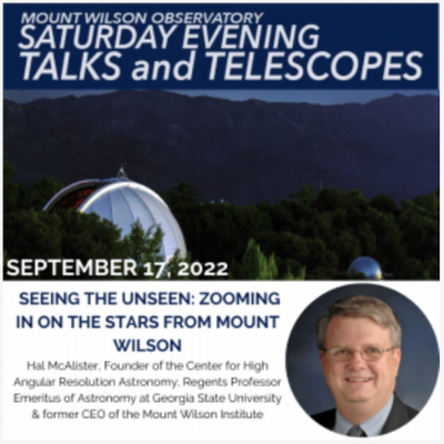 Talks & Telescopes: Stars