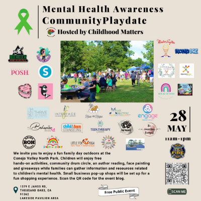 Mental Health Awareness Community Playdate