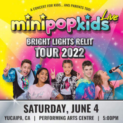 Mini Pop Kids Bright Lights Relit Tour 2022