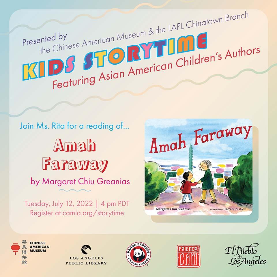 Kids Storytime Featuring Asian American Children’s Authors