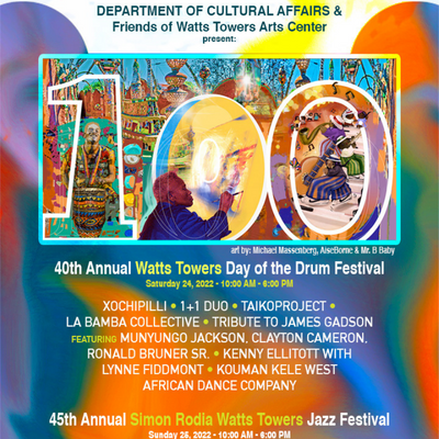 40th Annual Watts Towers Day of the Drum Festival