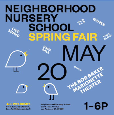 Neighborhood Nursery School Annual Spring Fair