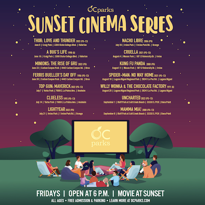 OC Parks Sunset Cinema Series: 'Minions: The Rise of Gru' Screening