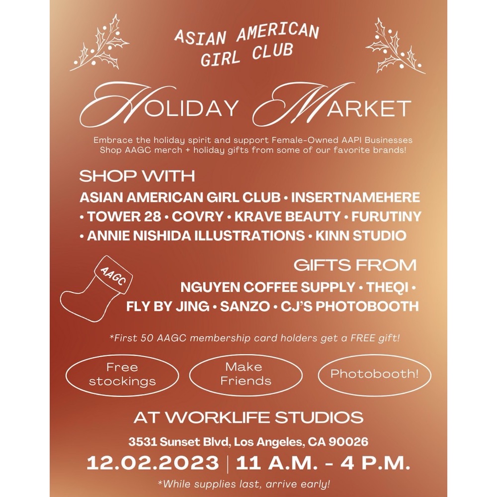 Asian American Girl Club Holiday Market