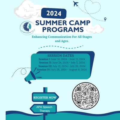 APA Speech Therapy 2024 Summer Camp