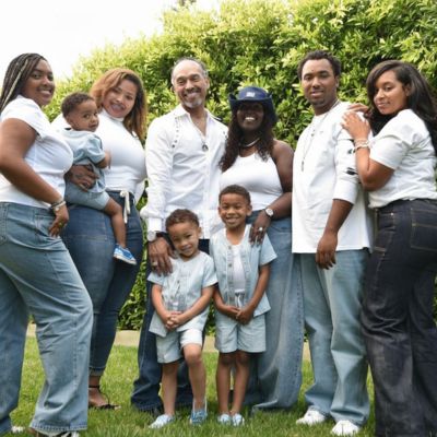 Charlotte Jackson poses with her family.